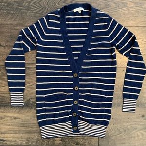 Madewell | Long Sleeve Striped Button Up Cardigan Sz XS